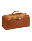 Large-Capacity Leather Cosmetic Bag