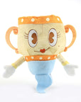 Cuphead merchandise Collectible plushies Video game plush dolls Cuphead characters Cartoon plush toys Mugman plushies Cute game character dolls Cuphead fan merchandise Stuffed Cuphead figures Animated plush collectibles