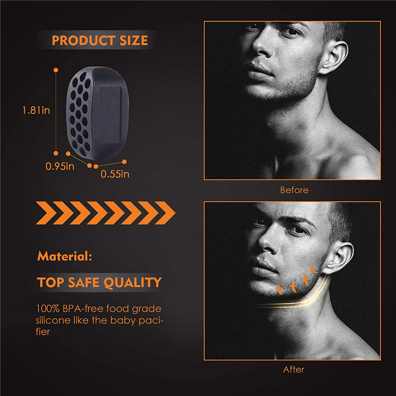 Facial Jaw Exerciser Gym Fitness Ball Jawline Muscle Training