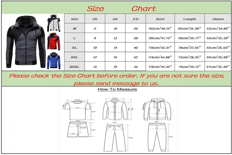 Hoodies for Men,Men'S Hoodies Colorblock Novelty Workout Sport Hooded Sweatshirt Athletic Zip up Jackets Outwear Coats