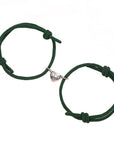 Couple Magnet Hand Woven Rope Bracelets