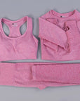 2/3 piezas de ropa deportiva de entrenamiento para mujer sin costuras