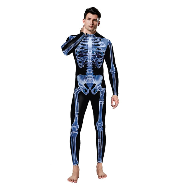 Bodysuit skull Halloween costumes Skull-themed Halloween outfits Full-body skull costumes Spooky bodysuit costumes Halloween skull jumpsuits Skeleton bodysuit costumes Eerie Halloween attire Skull print Halloween apparel Macabre Halloween bodysuits Halloween costumes with skull designs