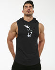 Hooded Sleeveless Vest Men's Fitness