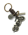 Women's Fashion Vintage Handwoven Leather Keychain