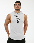 Hooded Sleeveless Vest Men's Fitness