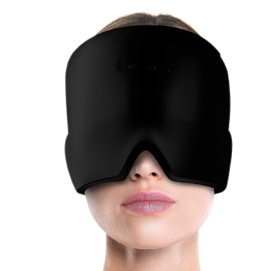 Gorro para aliviar la migraña y el dolor de cabeza con terapia de gel frío y caliente