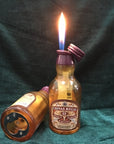 Whiskey bottle lighter Novelty lighter shaped like a whiskey bottle Refillable butane lighter in the form of a whiskey bottle Unique whiskey-themed lighter for enthusiasts Collectible lighter resembling a miniature whiskey bottle Whiskey bottle-shaped refillable lighter Novelty flame lighter in the design of a whiskey bottle Fun and functional whiskey bottle butane lighter Pocket-sized whiskey bottle lighter for on-the-go use Cool gift idea for whiskey lovers: the whiskey bottle lighter