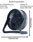 360° Rotating Desktop Fan