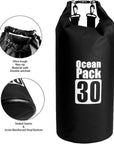 Dry Sack/Floating Waterproof Bag 2L/5L/10L/20L/30L for Boating, Kayaking, Hiking, Snowboarding, Camping, Rafting, Fishing and Backpacking