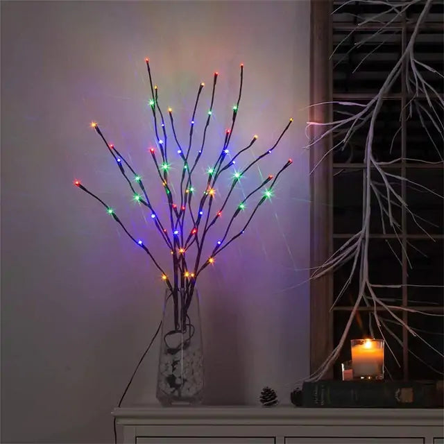 Tree branch LED lights Twig LED string lights Branch-shaped fairy lights Outdoor tree branch lights Decorative LED tree branches Garden branch light strands Tree branch decor lights LED branch twig garland Branch-shaped LED light fixtures Nature-inspired LED lighting