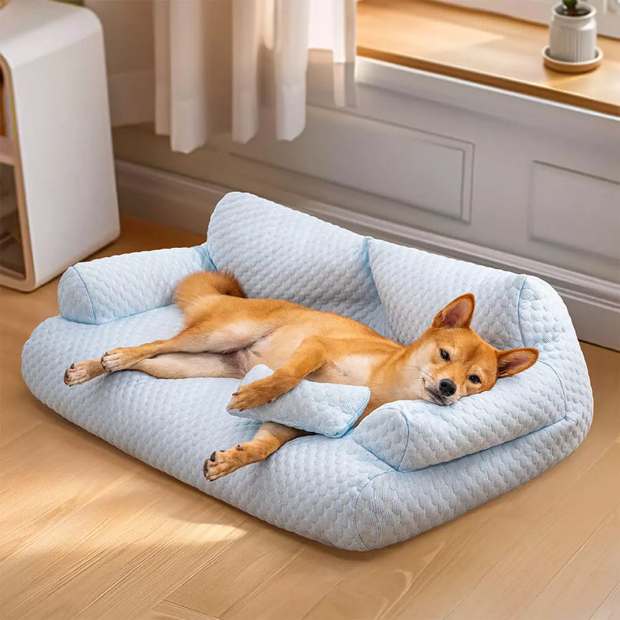 Cooling Dog Sofa Bed, Cooling Mattress for Dogs - Breathable and Washable Material, Lightweight