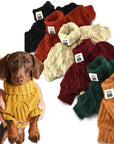 Dog Sweater Turtleneck Solid Color Dogs Clothes Warm Cotton For Puppy Small Medium Dogs Sweatshirt Jacket Chihuahua Teddy