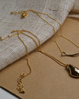 Waterdrop necklaces Irregular jewelry set Necklace duo Fashion accessories Statement jewelry Unique necklaces Jewelry set Elegant accessories Trendy necklaces Fashionable jewelry