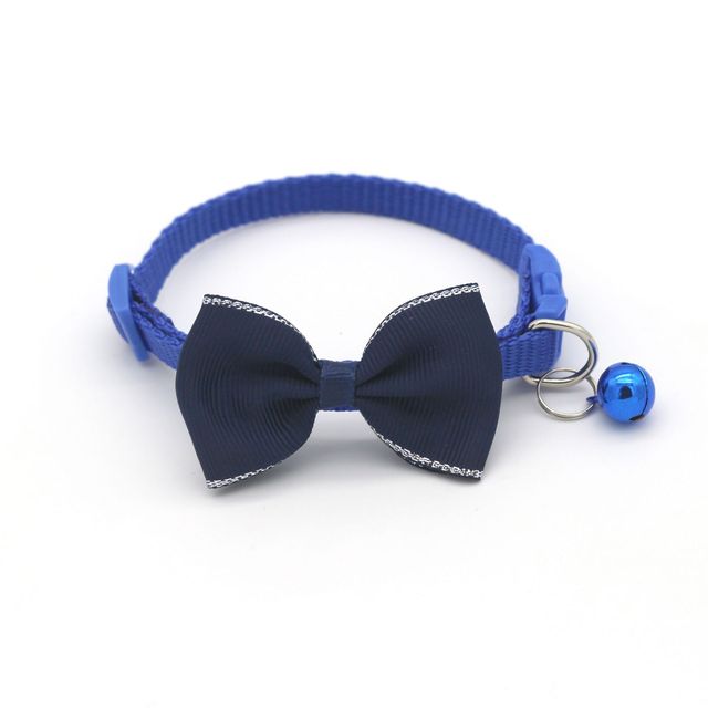 Bow and bell pet collar Fashionable pet accessory Stylish pet collar with bow Cute pet collar with bell Adorable pet collar design High-quality pet collar Durable pet collar for daily wear Pet fashion accessory Pet collar with charm Pet collar with bow and bell