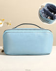 Large-Capacity Leather Cosmetic Bag