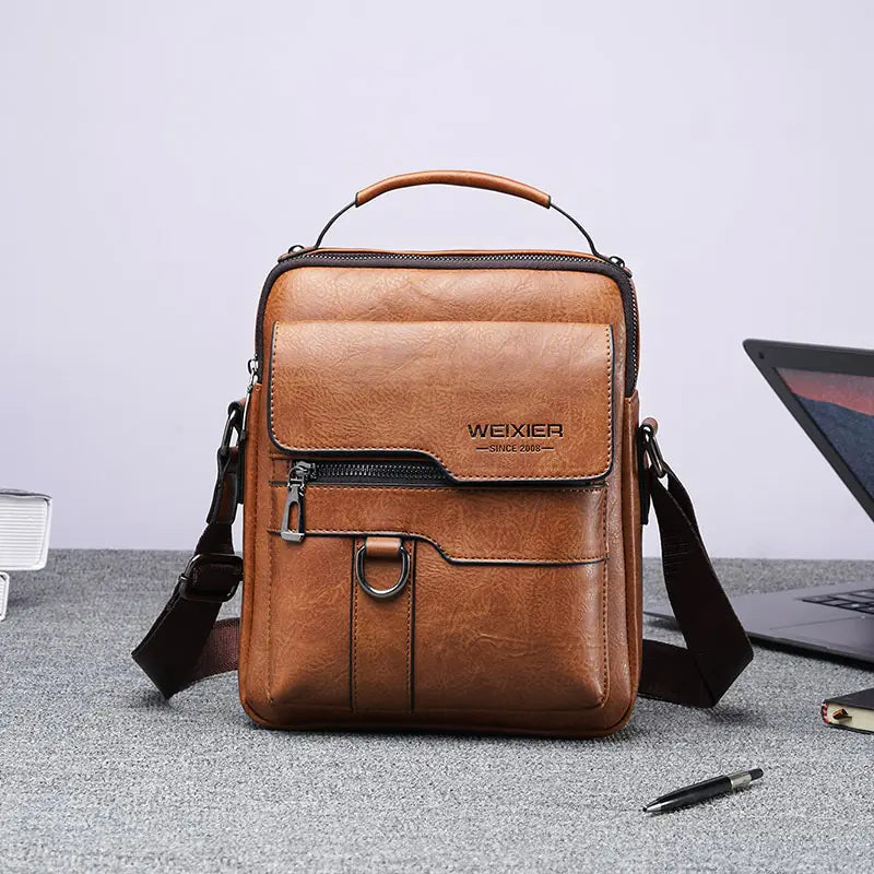 Urban Minimalist Men's Crossbody Bag - Modern Mens Accessories