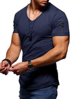 Men's V-Neck Casual T-Shirt – Timeless V-Neck Design for Minimalist Menswear