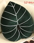 Green Leaf Plush Pillows