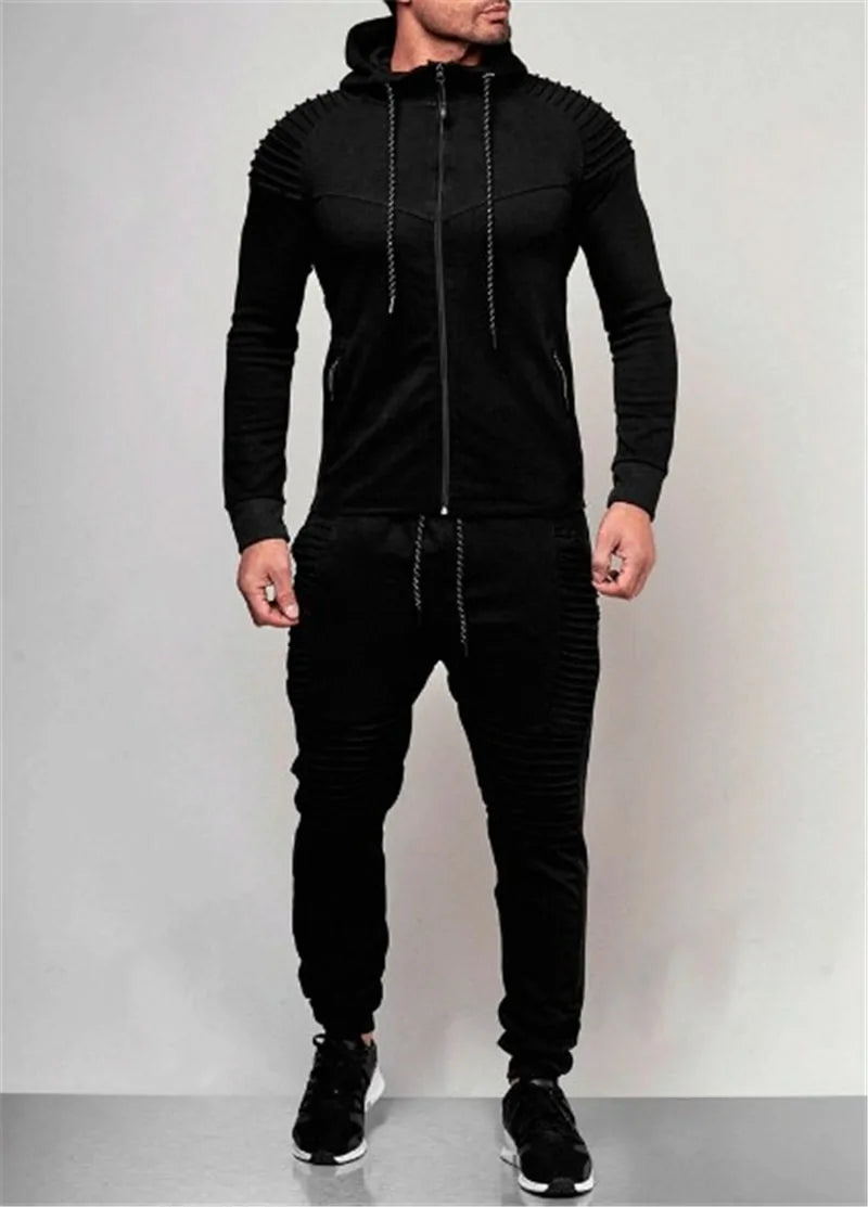 Men's Athleisure Tracksuit - Luxury Tracksuits for Men, Nike & Puma Slim Fit Gym Tracksuits