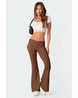 Solid Flare Pants