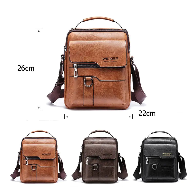 Urban Minimalist Men's Crossbody Bag - Modern Mens Accessories