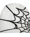 Spider Web Printed Knitted Pullover Wool Hat