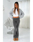 Solid Flare Pants