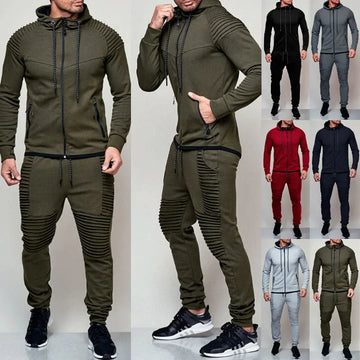 Men's Nike Tracksuit in Black with Slim Fit Design and Jogger Pants