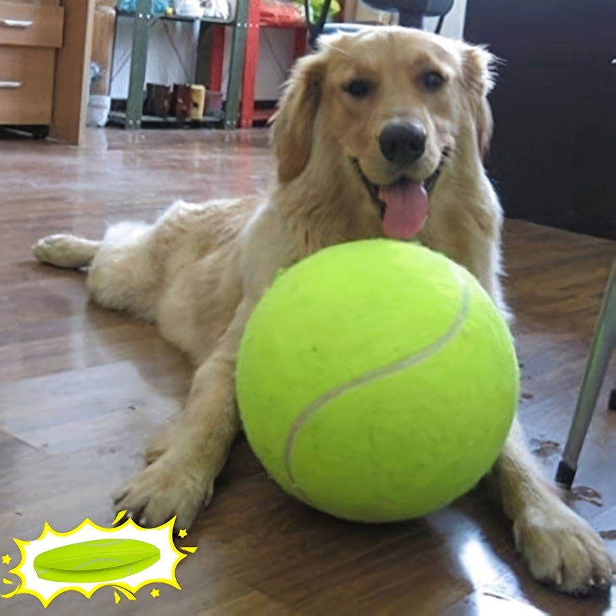 Giant 95 Interactive Dog Tennis Ball Toy  Durable Fun