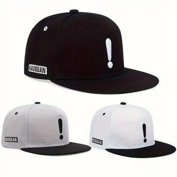 A stylish black men's baseball cap, perfect for adding a trendy touch to your street style look. Comfortable and versatile, it complements various outfits.