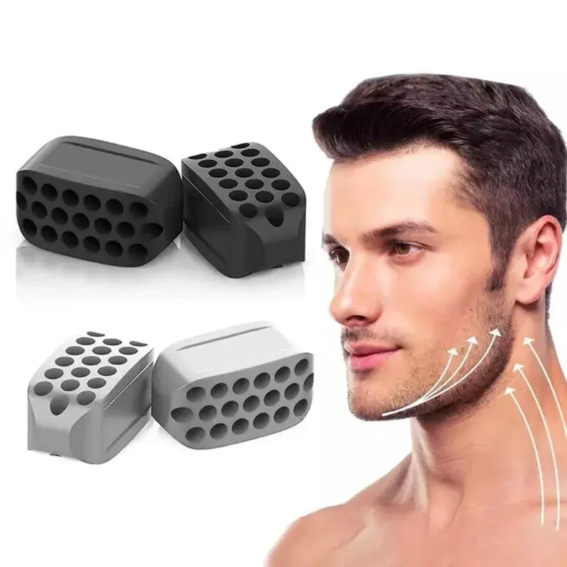 This Silicone Jaw Exerciser helps with jawline sculpting and facial toning, strengthening jaw muscles and enhancing definition for a more chiseled appearance.