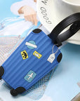 Fashion Silicone Luggage Tags Set