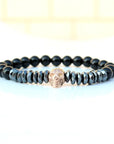 Matte Oxyn Stone Beads Bracelet