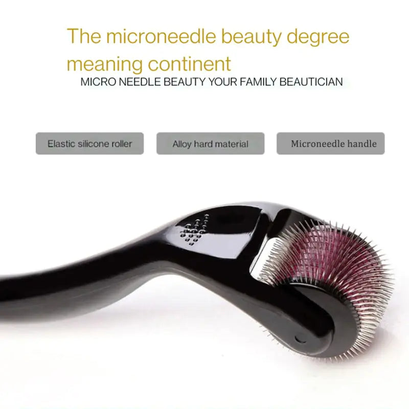 Titanium derma roller Microneedle roller Skin care tool Derma roller for face Micro-needle roller Facial rejuvenation roller Collagen induction therapy roller Skin needling roller Acne scar treatment roller Anti-aging derma roller