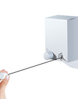 Punch-Free Retractable Clothesline