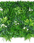 Snowy White Artificial Vertical Garden 40" x 40" 11SQ FT UV Resistant