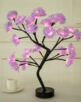 Blossom Bliss Glowing Rose Tree LED rose tree decor Whimsical glowing rose tree Romantic ambiance lighting Lifelike rose blossom lights Enchanting home decor centerpiece LED flower tree decoration Magical garden-inspired decor Soft glow rose tree lights Romantic home lighting accent