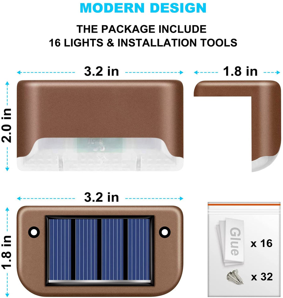 Waterproof solar deck step lights Solar-powered outdoor step lights Waterproof LED deck lights Solar deck lighting for steps Weather-resistant solar step lights Outdoor solar lights for deck stairs Solar-powered pathway lights Waterproof outdoor lighting for decks Solar deck rail lights LED step lights with solar power