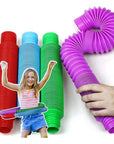Colorful Plastic Toy Tube