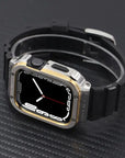Watch Band Stainless Steel and Rubber