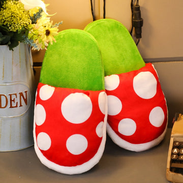 Super Cannibal Flower Plush Toys - Mario slippers