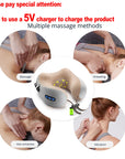 U-shaped portable electric neck massager pillow Electric neck massage pillow Portable neck massager with U-shape design Rechargeable neck massager pillow Electric cervical massager cushion Travel-friendly neck massage pillow Shiatsu neck massager pillow Wireless neck massager with U-shape Compact electric neck massager Relaxation pillow for neck and shoulders