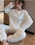 Winter Soft Velvet Pajamas Set