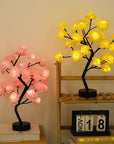 Blossom Bliss Glowing Rose Tree LED rose tree decor Whimsical glowing rose tree Romantic ambiance lighting Lifelike rose blossom lights Enchanting home decor centerpiece LED flower tree decoration Magical garden-inspired decor Soft glow rose tree lights Romantic home lighting accent