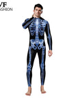 Bodysuit skull Halloween costumes Skull-themed Halloween outfits Full-body skull costumes Spooky bodysuit costumes Halloween skull jumpsuits Skeleton bodysuit costumes Eerie Halloween attire Skull print Halloween apparel Macabre Halloween bodysuits Halloween costumes with skull designs