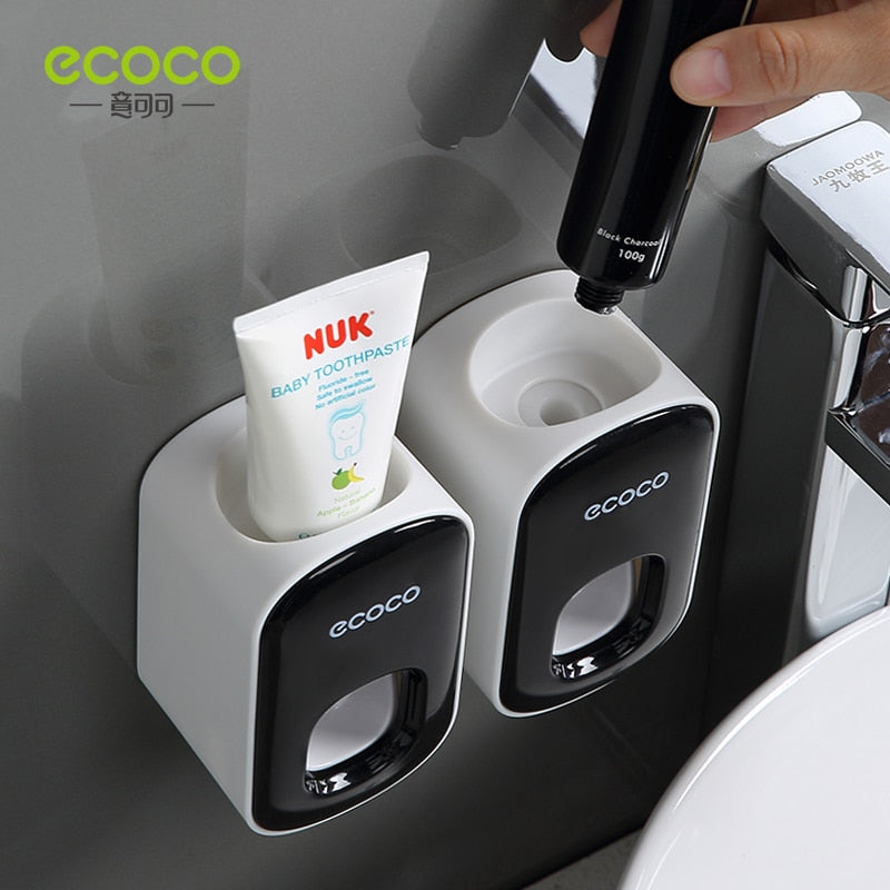 Automatic Toothpaste Dispenser Wall-Mount Toothpaste Holder Hands-Free Toothpaste Squeezer Sensor-Operated Toothpaste Dispenser Wall-Mounted Toothpaste Pump Touchless Toothpaste Dispenser Adhesive Toothpaste Holder Bathroom Toothpaste Organizer Space-Saving Toothpaste Dispenser Convenient