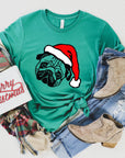 Christmas Santa Pug Shirt