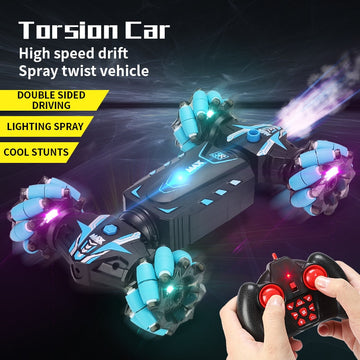 RC Car Toy Gesture Sensing Technology 2.4 GHz Frequency Four-Wheel Drive (4WD) Remote Control Car Interactive Toy Motion Control Toy Cars for Kids Play Vehicles Innovative RC Toys