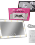 Car Visor Vanity Mirror with Lights